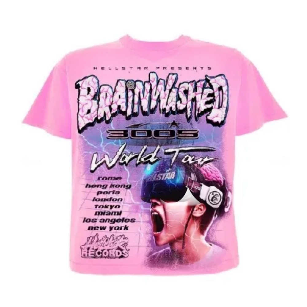 Pink Hellstar brainwashed shirt